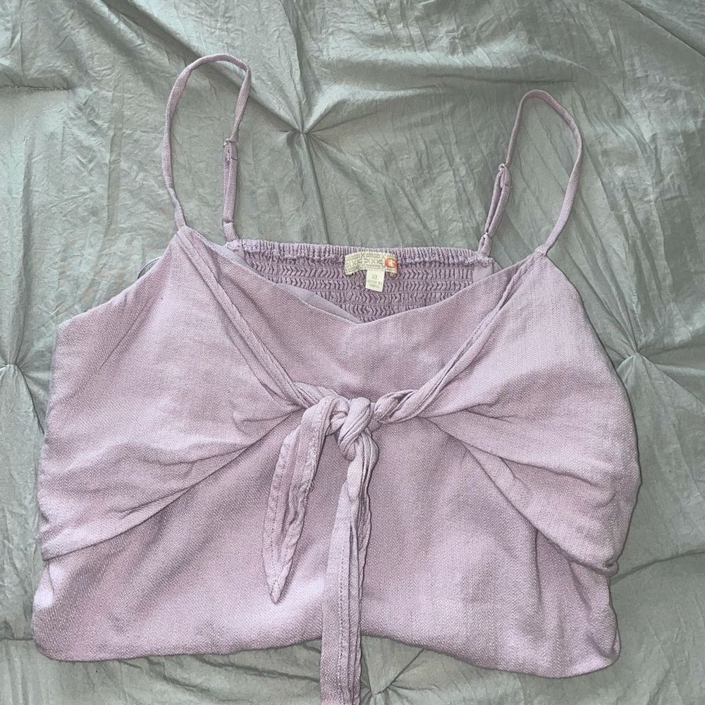 Purple crop top!